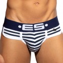 ES Collection Double Side Bottomless Cotton Briefs - Sailor