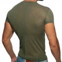 Addicted Flame T-Shirt - Khaki