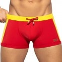 ES Collection Boxer de Bain Flag Rouge - Jaune