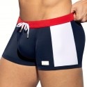 ES Collection Flag Swim Trunks - Navy - White - Red