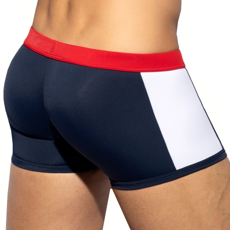 ES Collection Boxer de Bain Flag Bleu - Blanc - Rouge