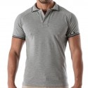 TOF Paris Patriot Cotton Polo Shirt - Heather Grey