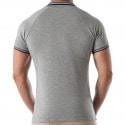 TOF Paris Patriot Cotton Polo Shirt - Heather Grey