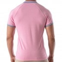 TOF Paris Patriot Cotton Polo Shirt - Pink