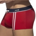 Addicted Sport Detail Binding Swim Trunks - Red