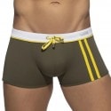 Addicted Sport Detail Binding Swim Trunks - Khaki