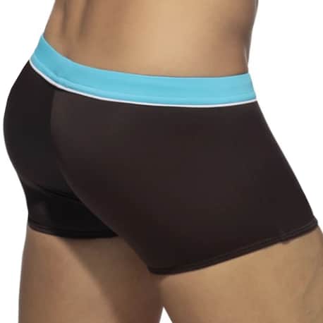 Addicted Sport Detail Binding Swim Trunks - Brown