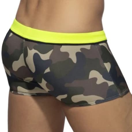 Addicted Sport Detail Binding Swim Trunks - Camouflage