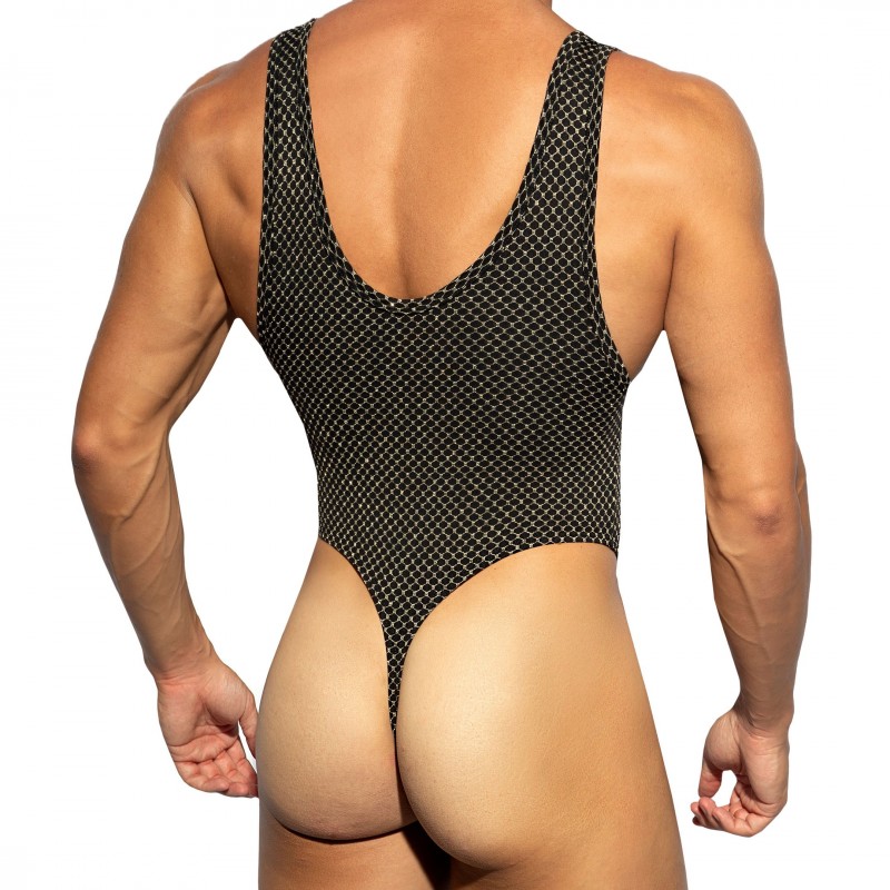 Doreanse Mens Leopard Edge Thong Bodysuit Athletic Underwear – Bodywear for  Men