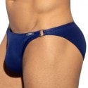 ES Collection Slip Bikini Shiny Recycled Rib Bleu Marine