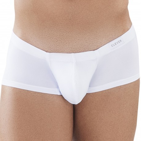 Clever Caribbean Trunk, White, 0882-01, Mens Boxer Briefs