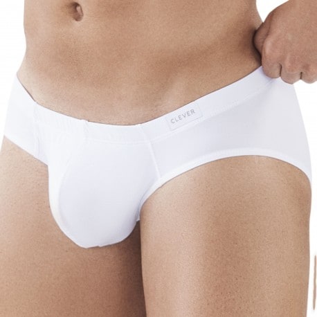 Clever Latin Microfiber Briefs - White