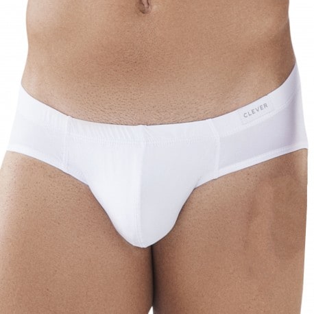 Clever Latin Microfiber Briefs - White