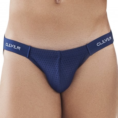 Clever Secrets Mesh Briefs - Navy