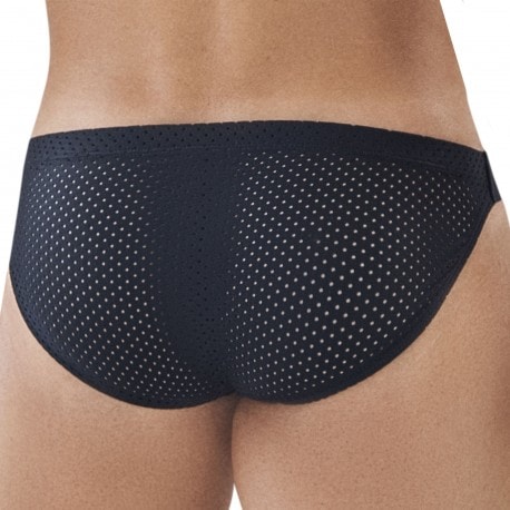 Clever Secrets Mesh Briefs - Black