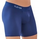 Clever Boxer Long Classic Match Microfibre Bleu Marine