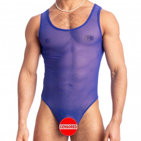 L'Homme invisible Caprera Body Thong - Blue