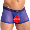 L'Homme invisible Caprera Hipster Push-Up Trunks - Blue