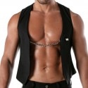 TOF Paris Patriot Chain Vest - Black