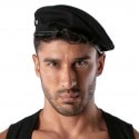 TOF Paris Patriot Reversible Beret - Black - Beige