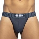 ES Collection Recycled Rib Band Thong - Navy