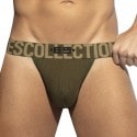 ES Collection Recycled Rib Band Thong - Khaki