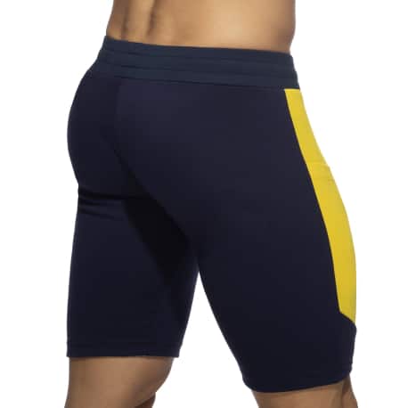 Addicted AD Cotton Long Sports Shorts - Navy