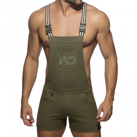 Addicted AD Cotton Overalls - Khaki