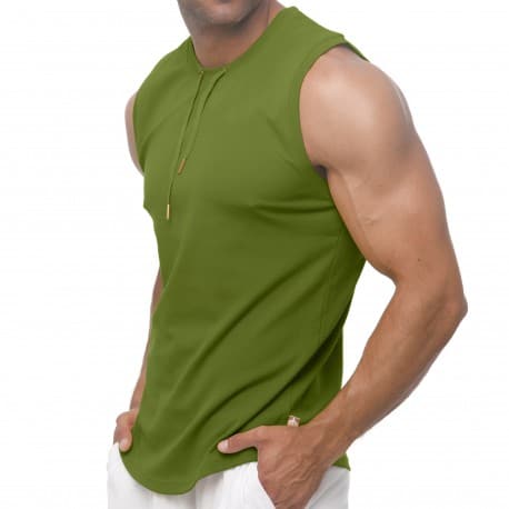 Marcuse Hero Tank Top - Khaki