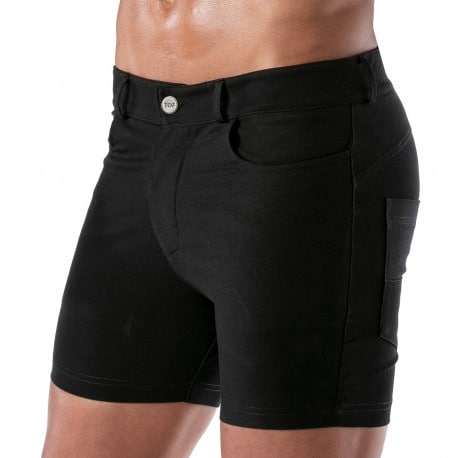 TOF Paris Patriot Chino Shorts - Black