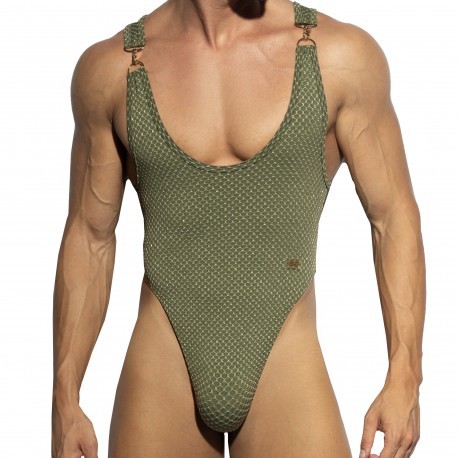 Unlined Pouch Men's Swim Bodysuits