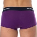 Garçon Français Cotton Trunks - Eggplant