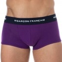 Garçon Français Cotton Trunks - Eggplant