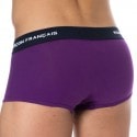 Garçon Français Cotton Trunks - Eggplant