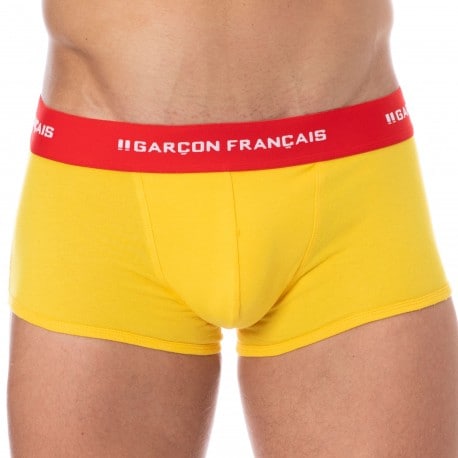 Garçon Français Cotton Trunks - Lemon