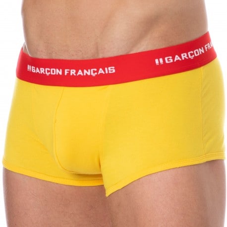 Garçon Français Cotton Trunks - Lemon