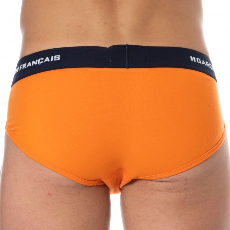 Garçon Français Cotton Briefs - Carrot