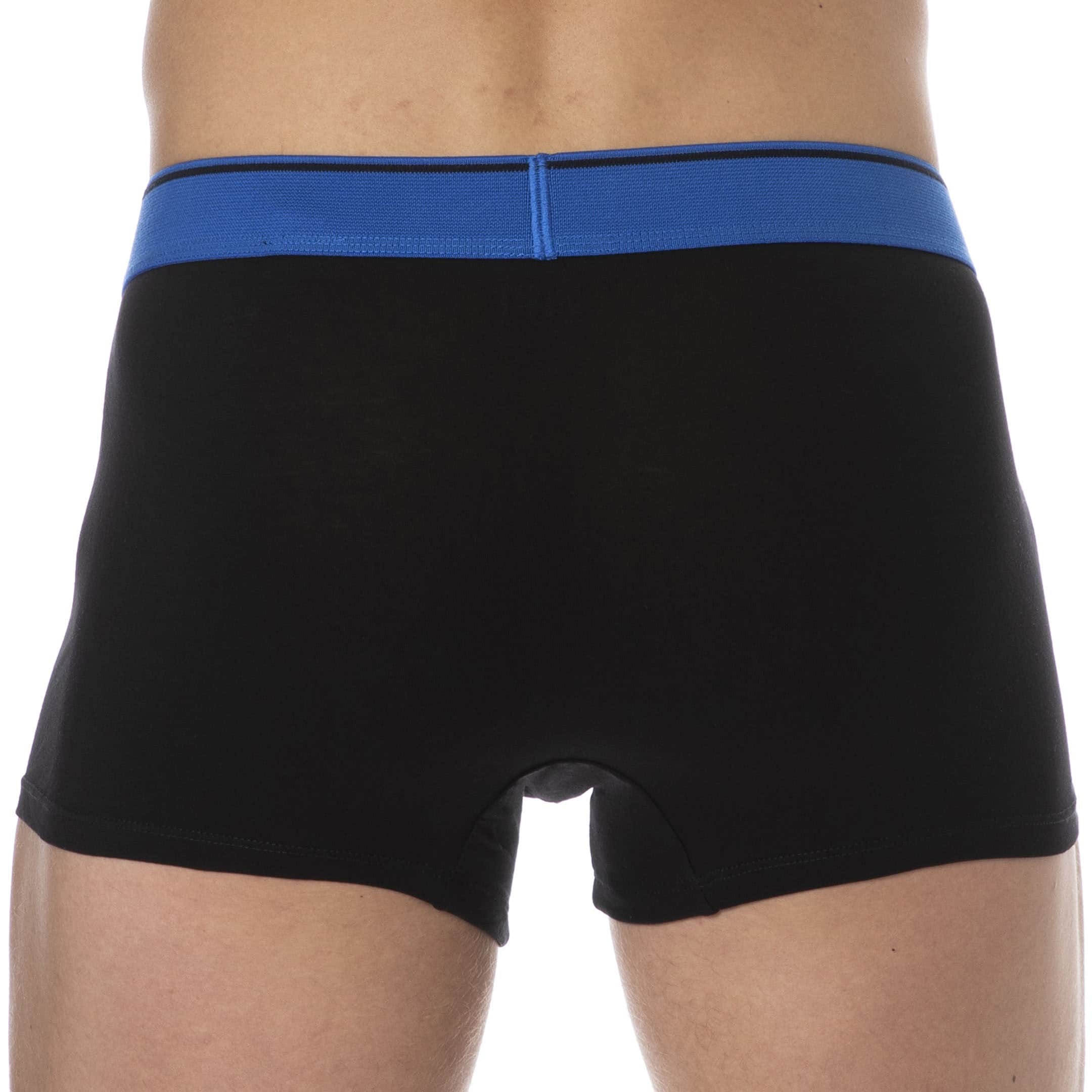 Diesel Denim Division Cotton Boxer Briefs - Black - Blue | INDERWEAR