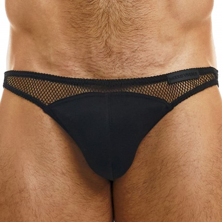 Modus Vivendi Mesh Low Cut Briefs - Black