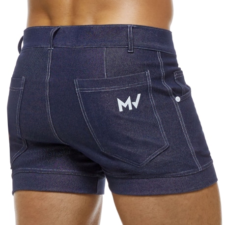 Modus Vivendi Short Jeans Bleu Marine