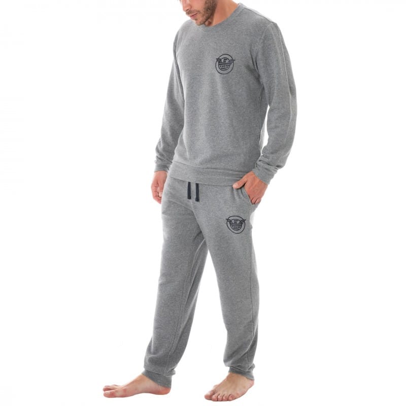 Emporio Armani Comfort Stretch Terry Pants - Grey | INDERWEAR