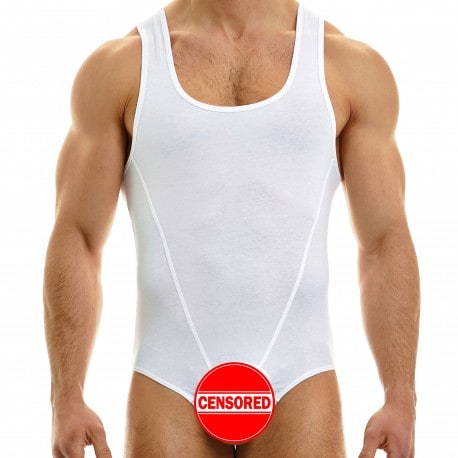 Modus Vivendi Bottomless Glory Hole Bodysuit - White