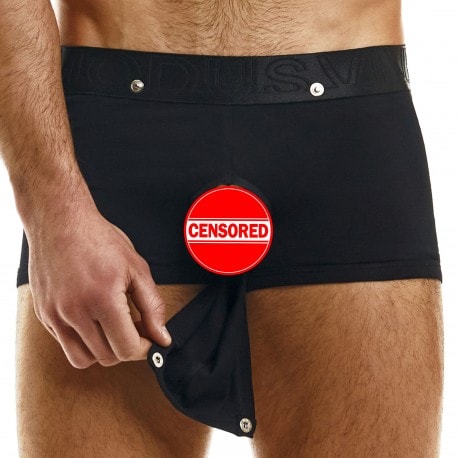 Modus Vivendi Glory Hole Boxer Briefs - Black