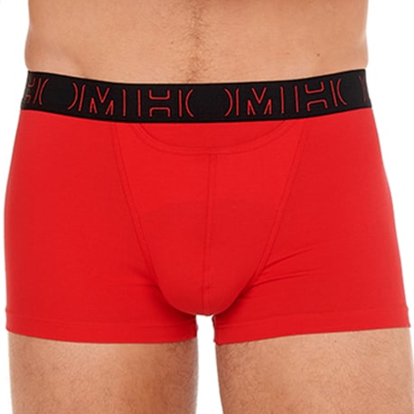 HOM Lot de 2 Boxers H01  Noir - Rouge