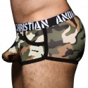 Andrew Christian Camouflage Pocket Trunks with Almost Naked