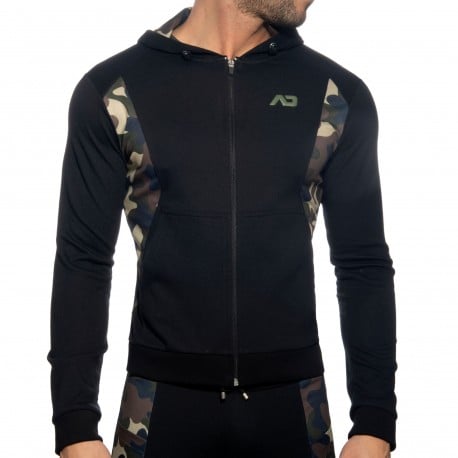 Addicted AD Cotton Sport Hoody - Black