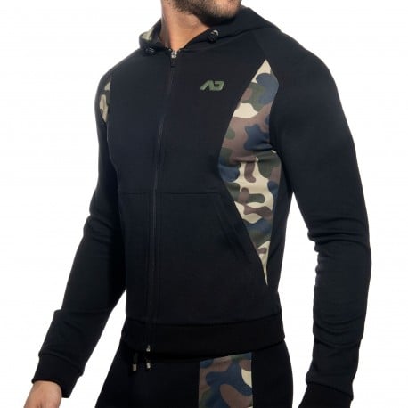 Addicted AD Cotton Sport Hoody - Black