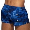 Addicted Camo Mini Swim Shorts - Blue