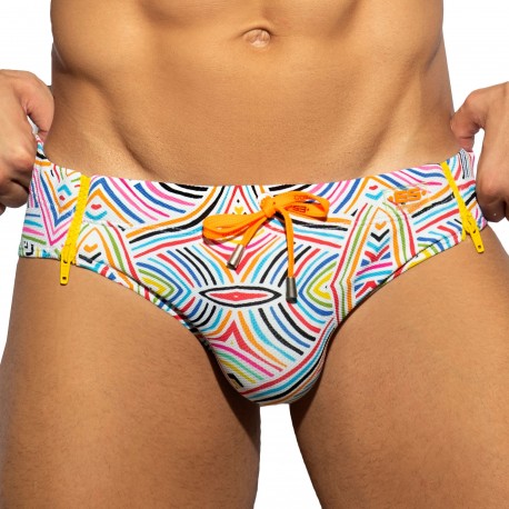 White Men's Swimwear