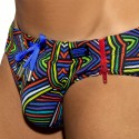 ES Collection Labyrinth Swim Briefs - Black